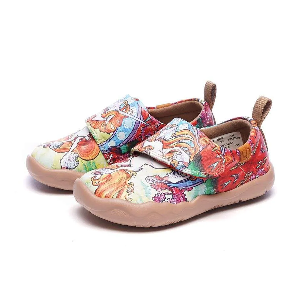 -Unicorn- Kid Microfiber Leather Shoes