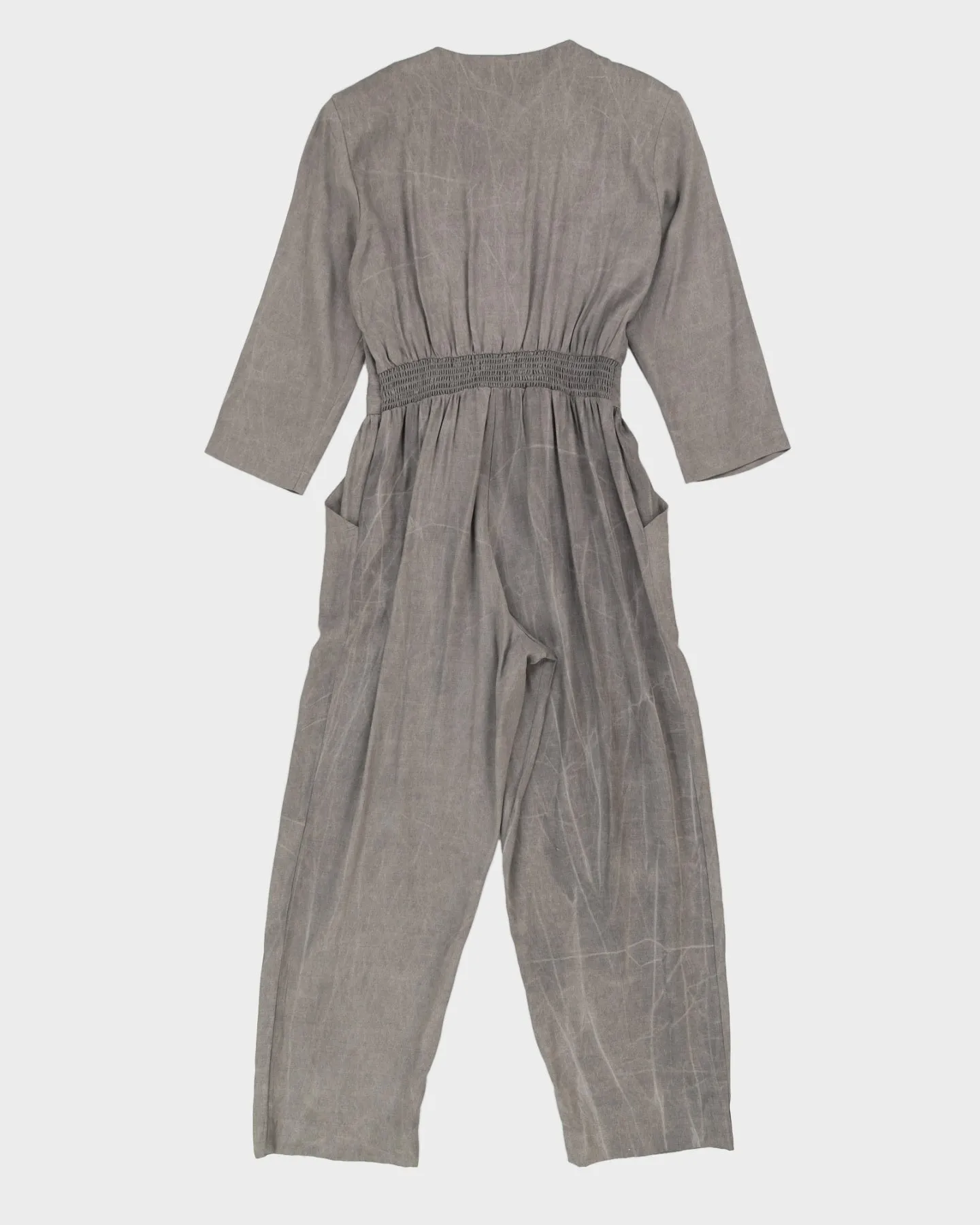 00s Grey Long Jumpsuit - M