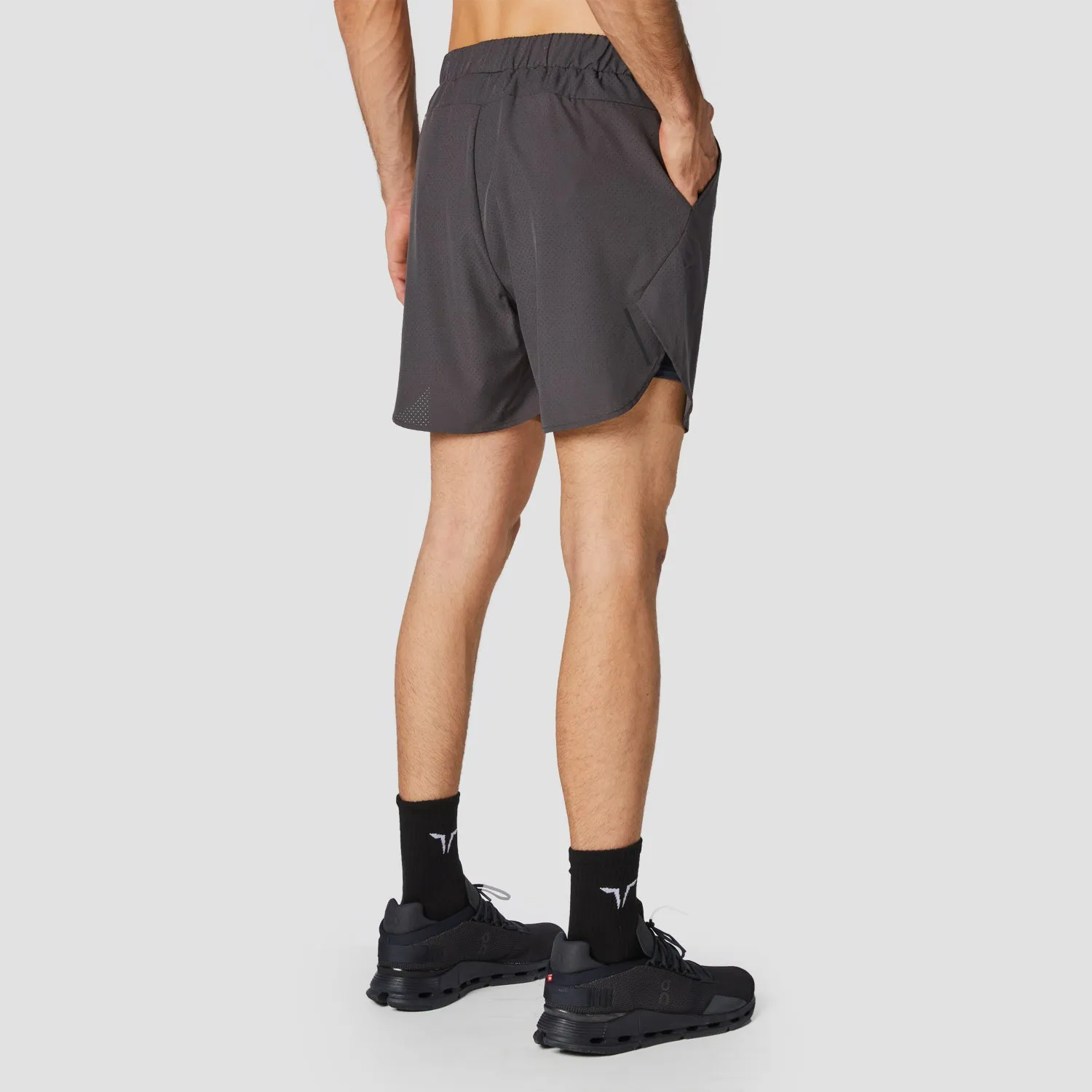 2-in-1 Dry Tech Shorts 2.0 - Charcoal