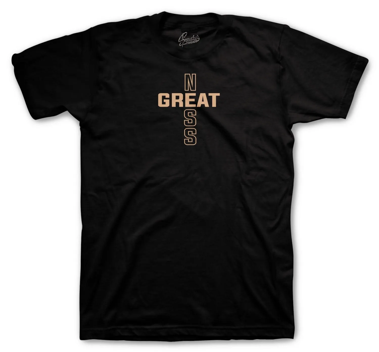 500 Stone Shirt - Greatness Cross - Black