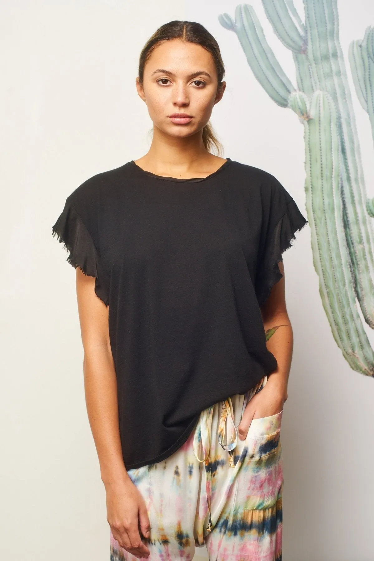 AQC Fanny Ruffle Tee