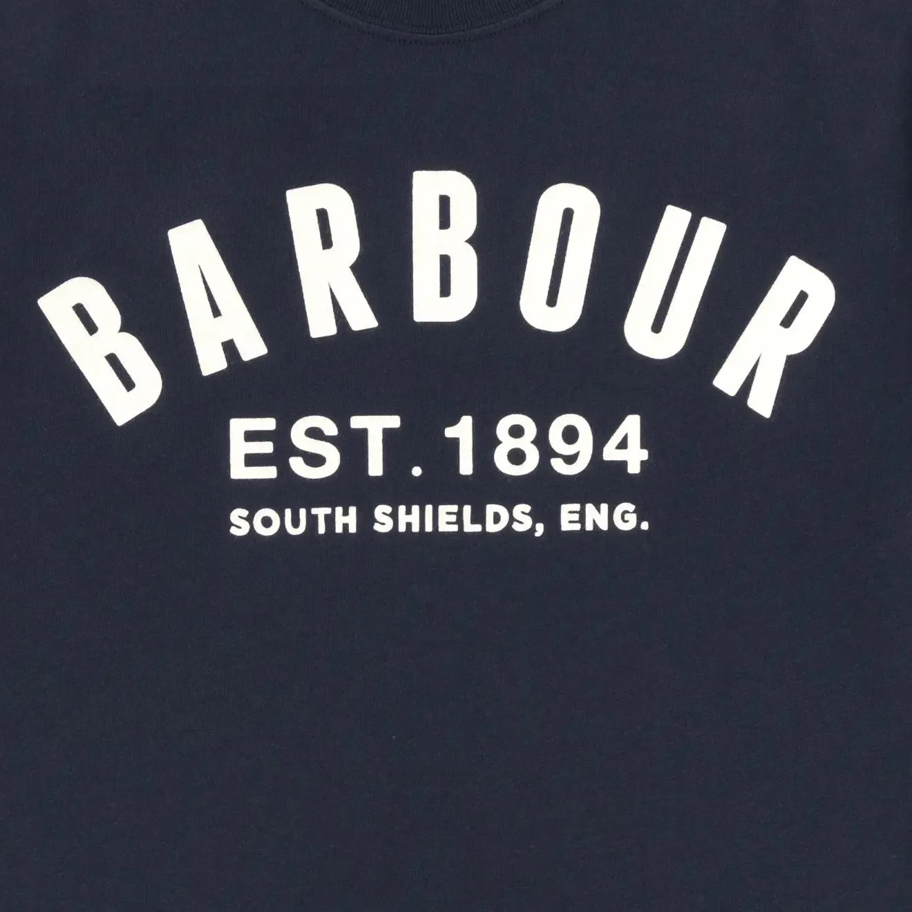 Barbour Ridge Logo T-shirt Navy