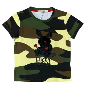 Black Keys Kids Lucky Charm T-Shirt (Camo Black)