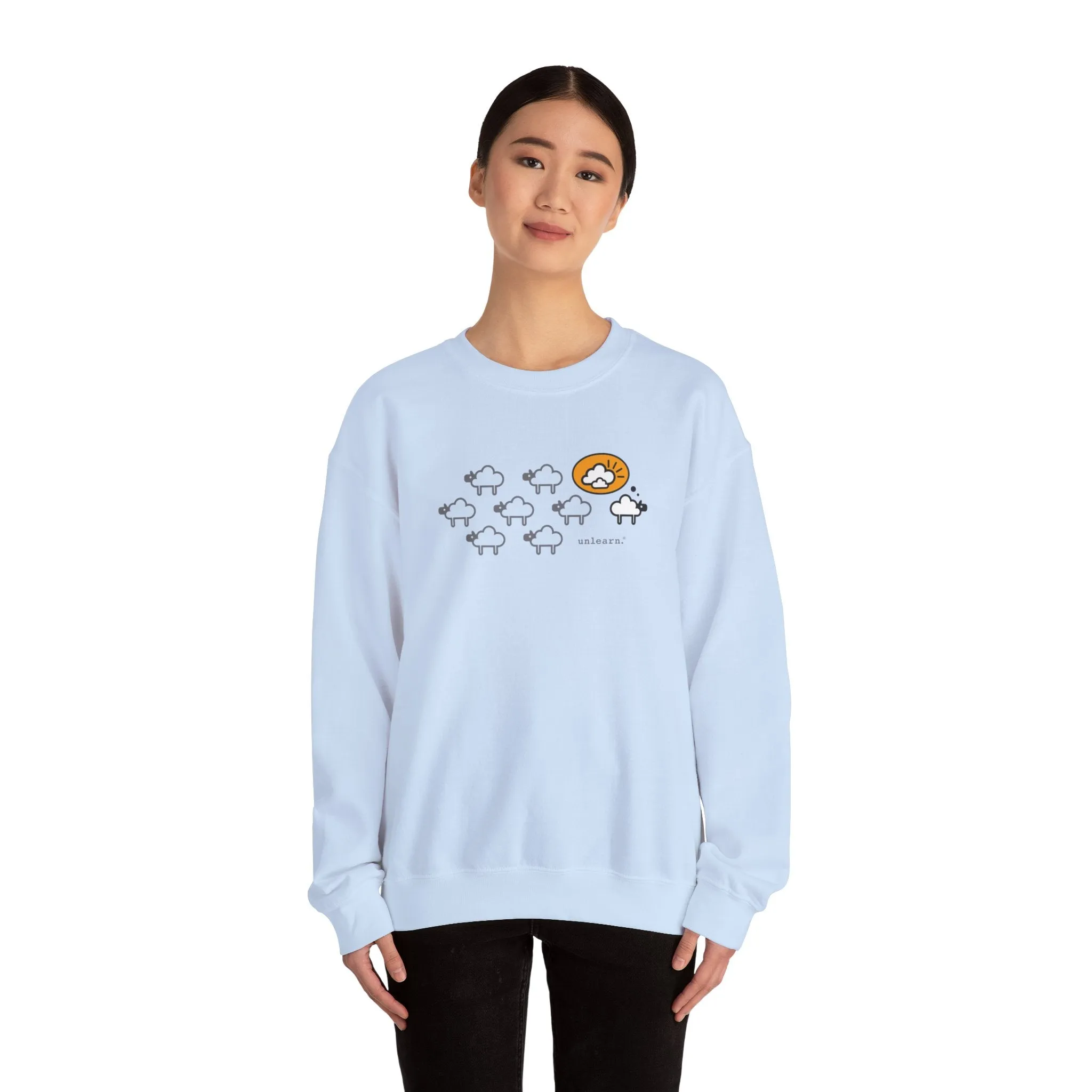 Black Sheep - Relaxed Fit Crewneck Sweatshirt