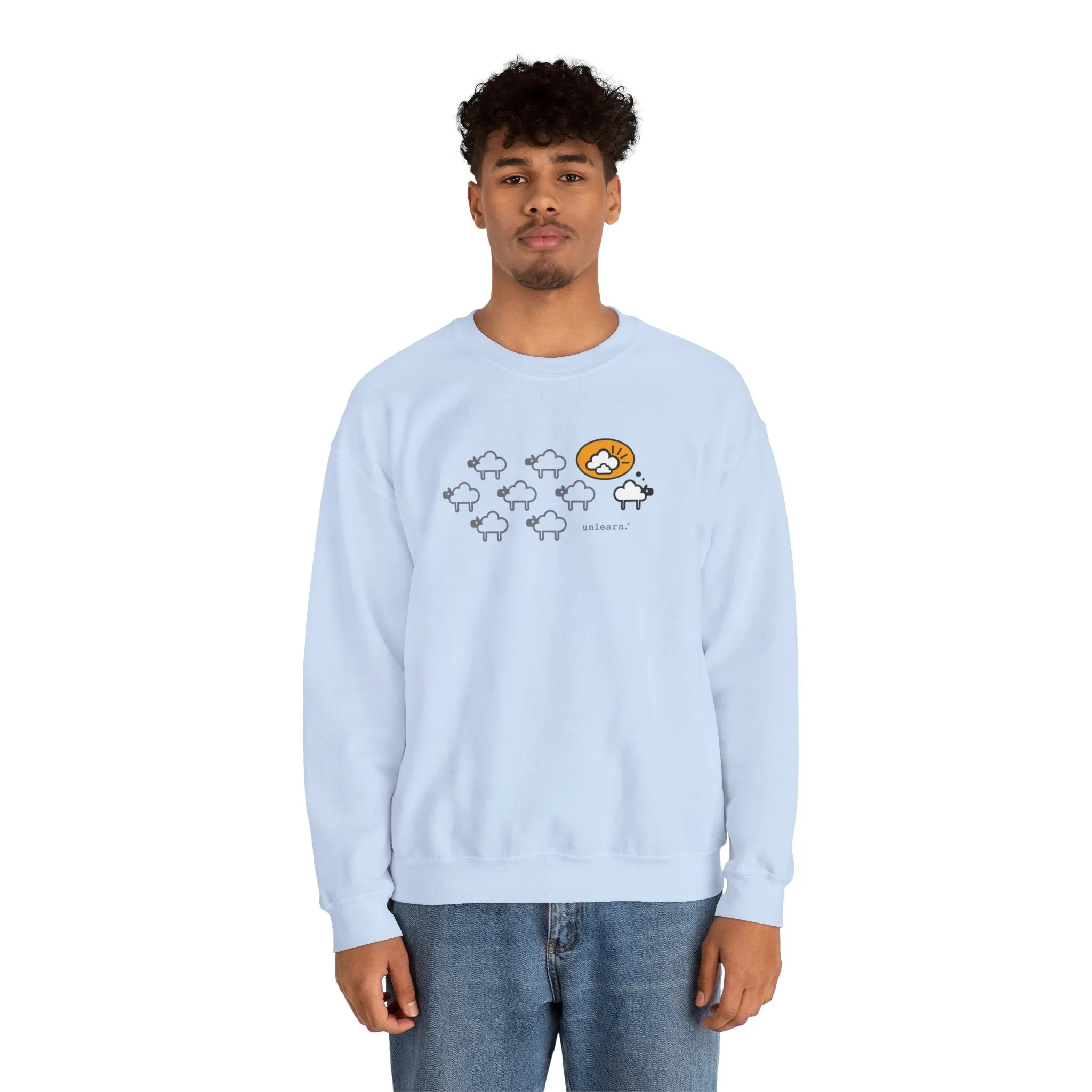 Black Sheep - Relaxed Fit Crewneck Sweatshirt