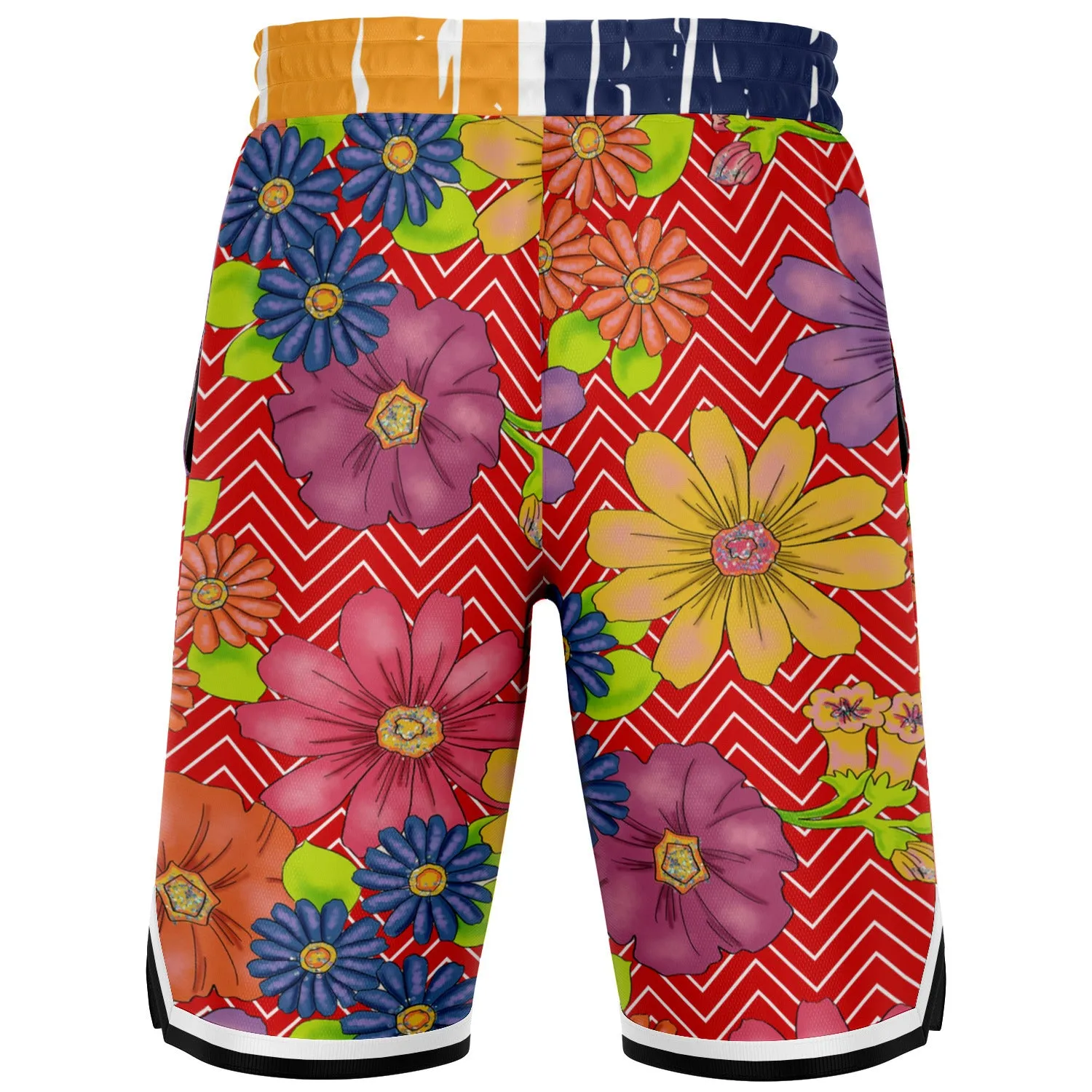 Blossom Hill Unisex Basketball Shorts