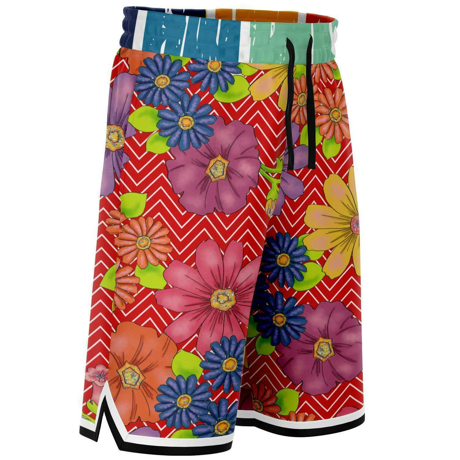 Blossom Hill Unisex Basketball Shorts