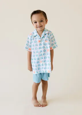 Boys Auto Printed Shirt