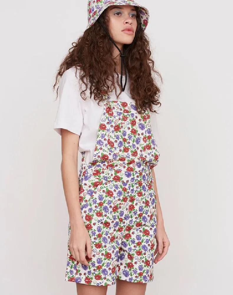 CHILDS PLAY FLORAL DUNGAREES