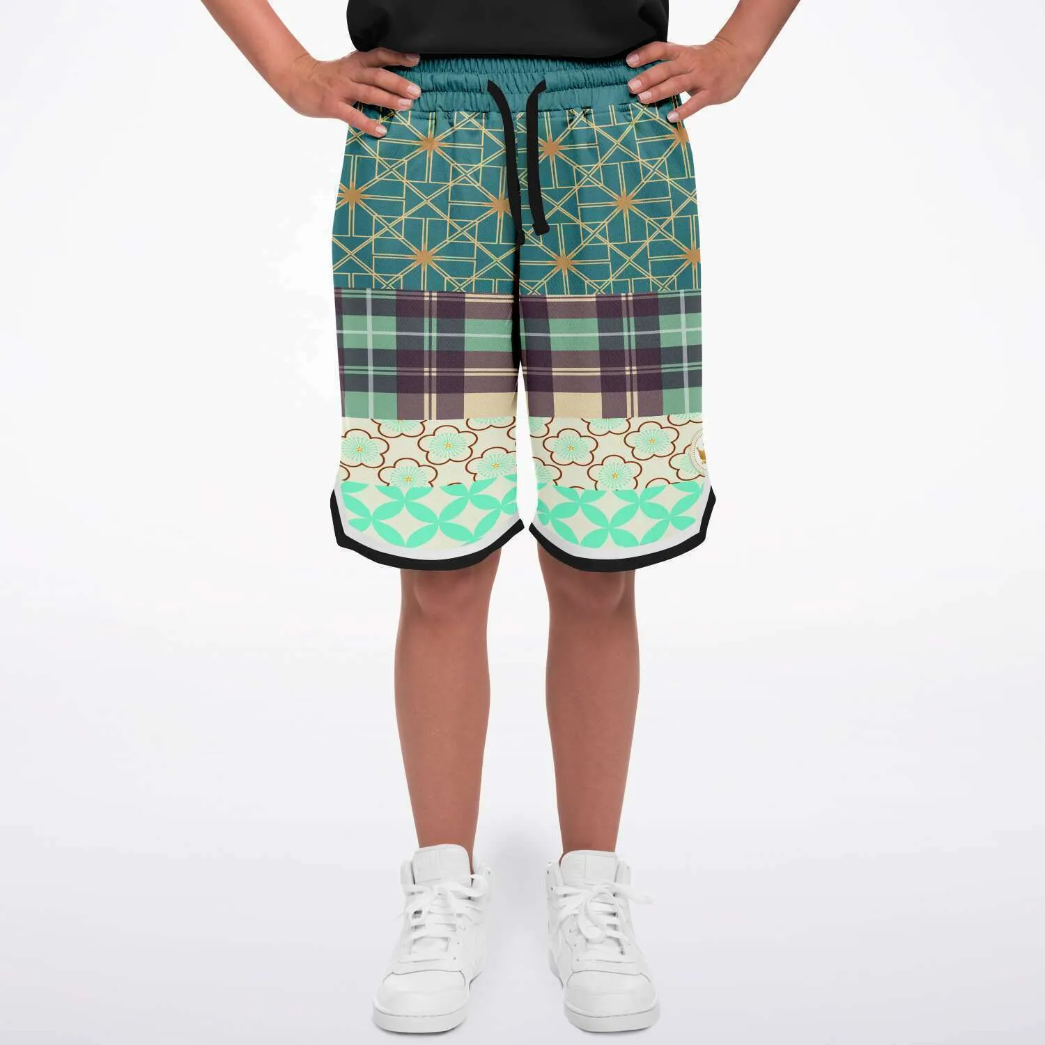 Circle Time Unisex Basketball Shorts