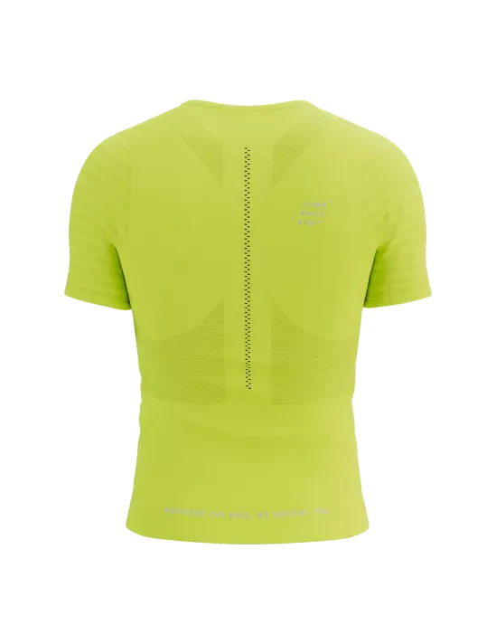 Compressport Men's Racing SS Tshirt - Safe Yellow