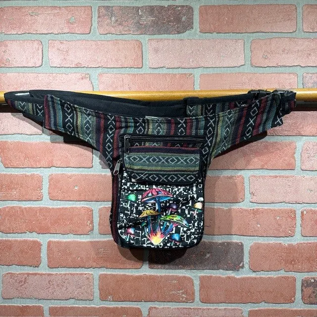 Fanny Pack - Mushroom Cotton - Assorted Colors