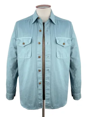 Fortela Mens Air Force Blue Overshirt - Casual, Lightweight Layering Shirt