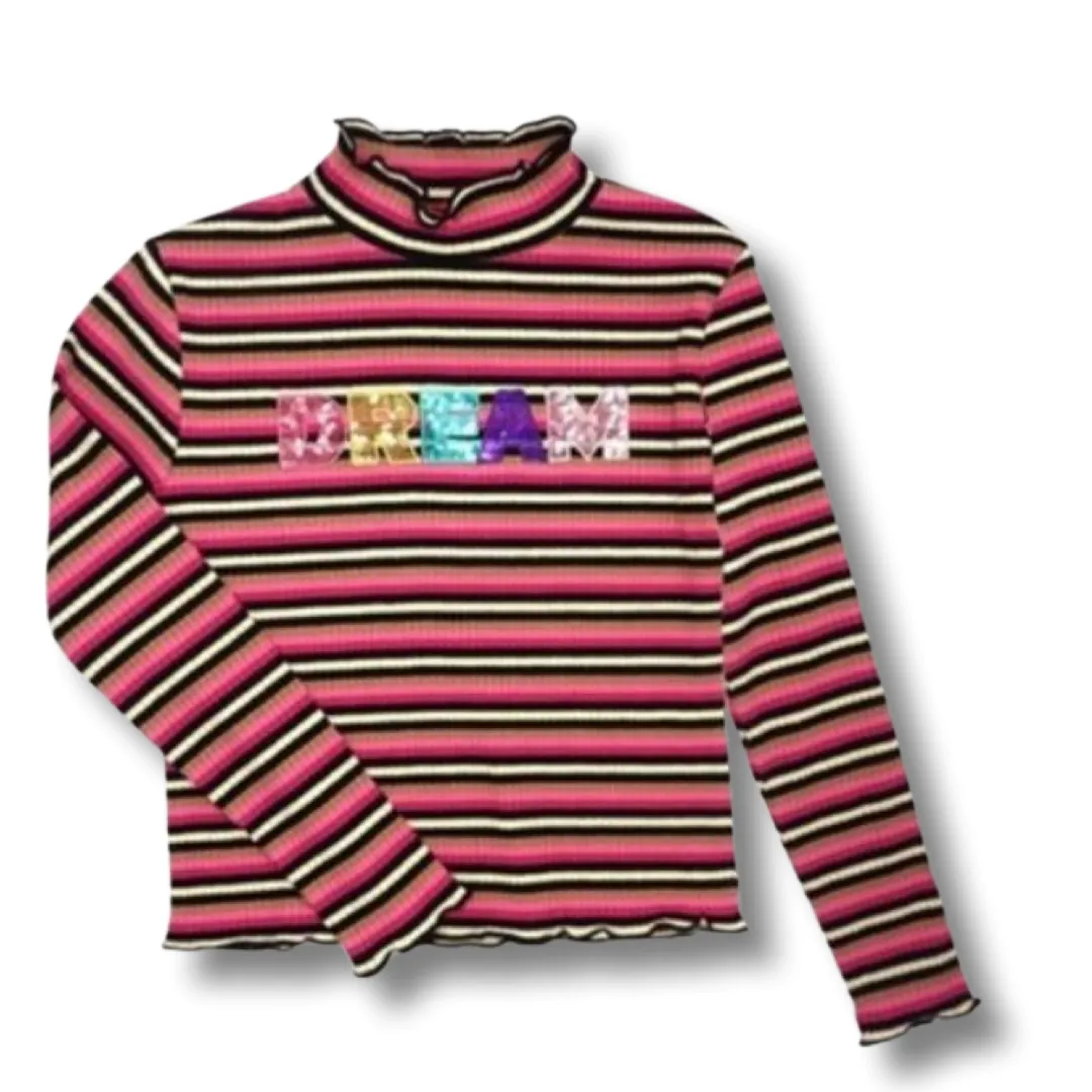 GIRLS  “DREAM” DESIGN LONG SLEEVE TOP