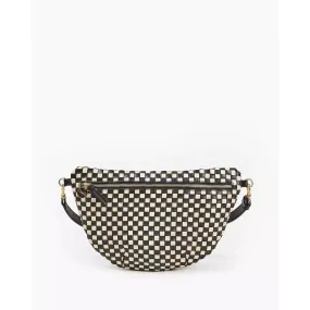 Grande Fanny – Black Woven Checker