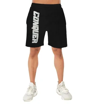 GymX Conquer Mesh Black Shorts- Sale