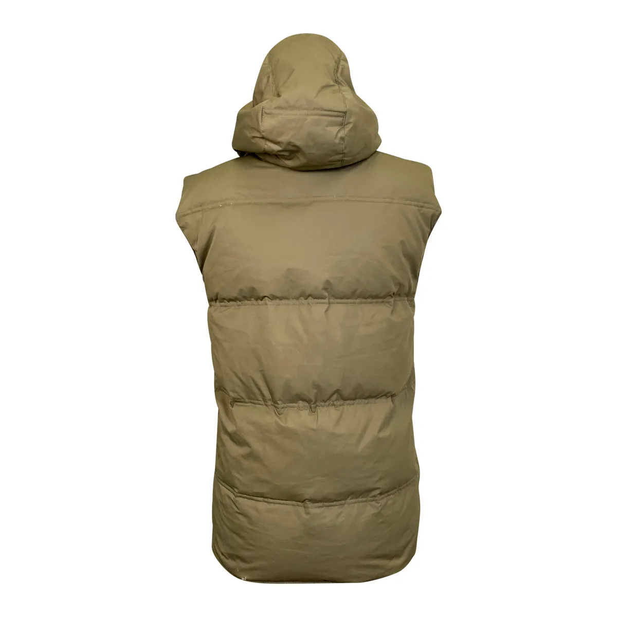 Horze Padded Hooded Vest in Olive - Women's Medium