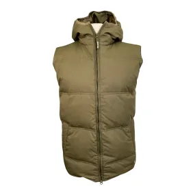 Horze Padded Hooded Vest in Olive - Women's Medium