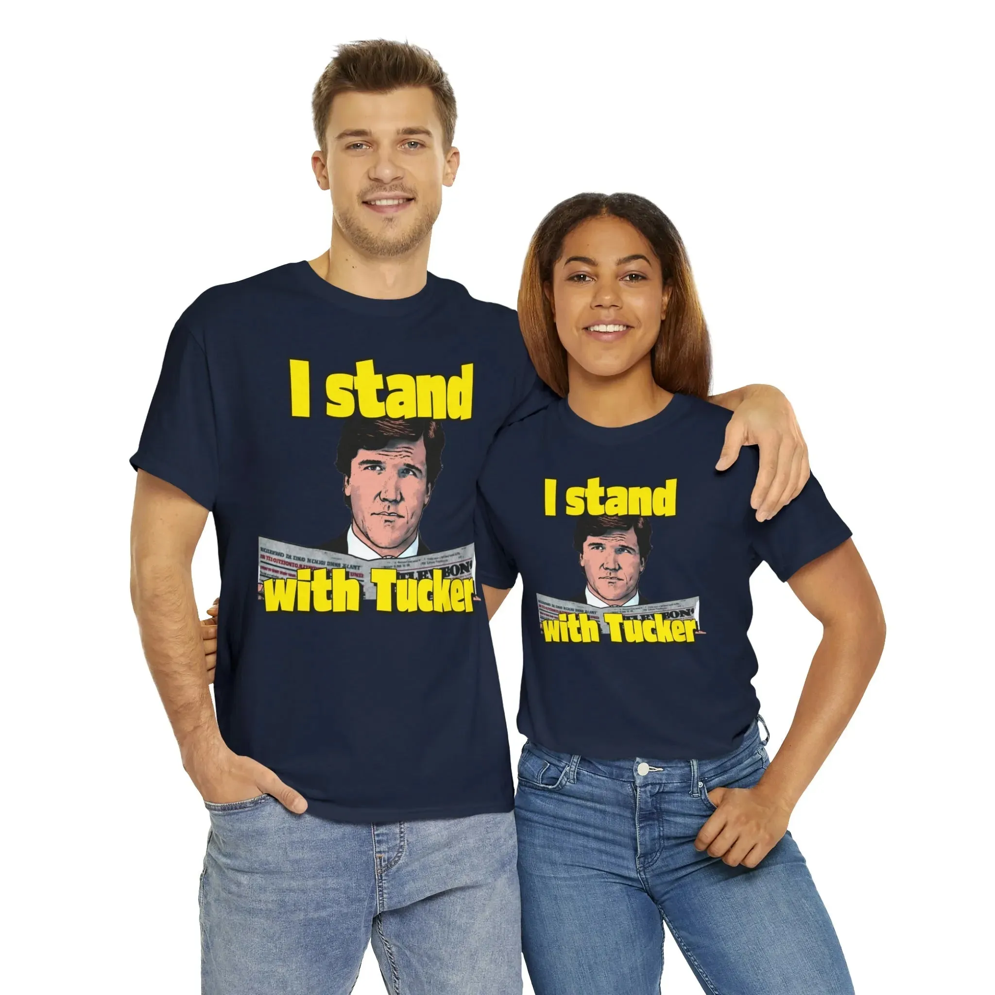 I Stand With Tucker Carlson T-Shirt