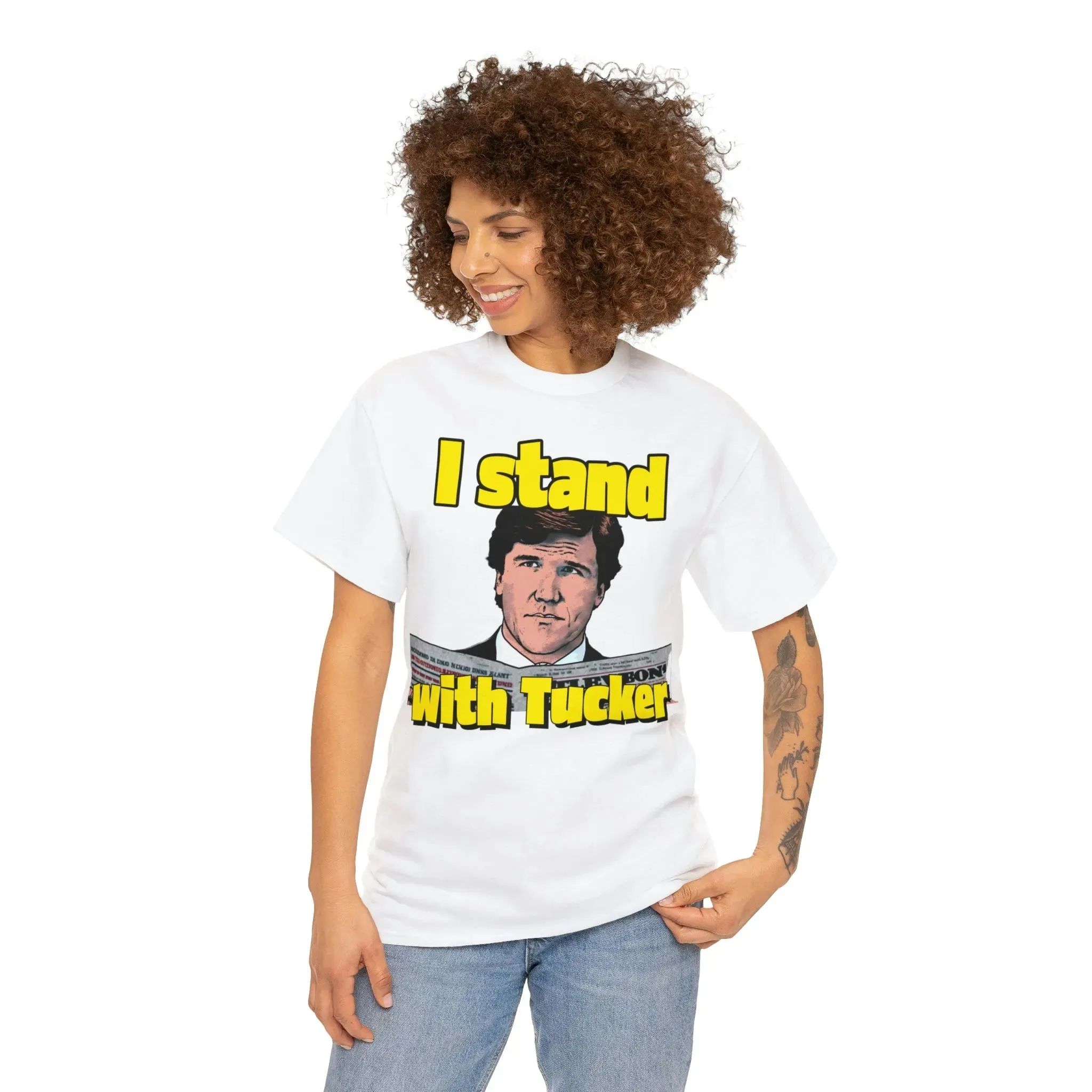 I Stand With Tucker Carlson T-Shirt