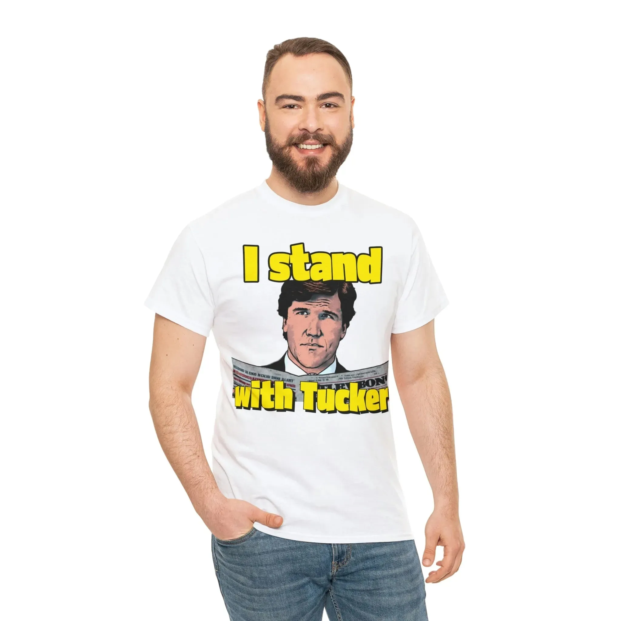 I Stand With Tucker Carlson T-Shirt