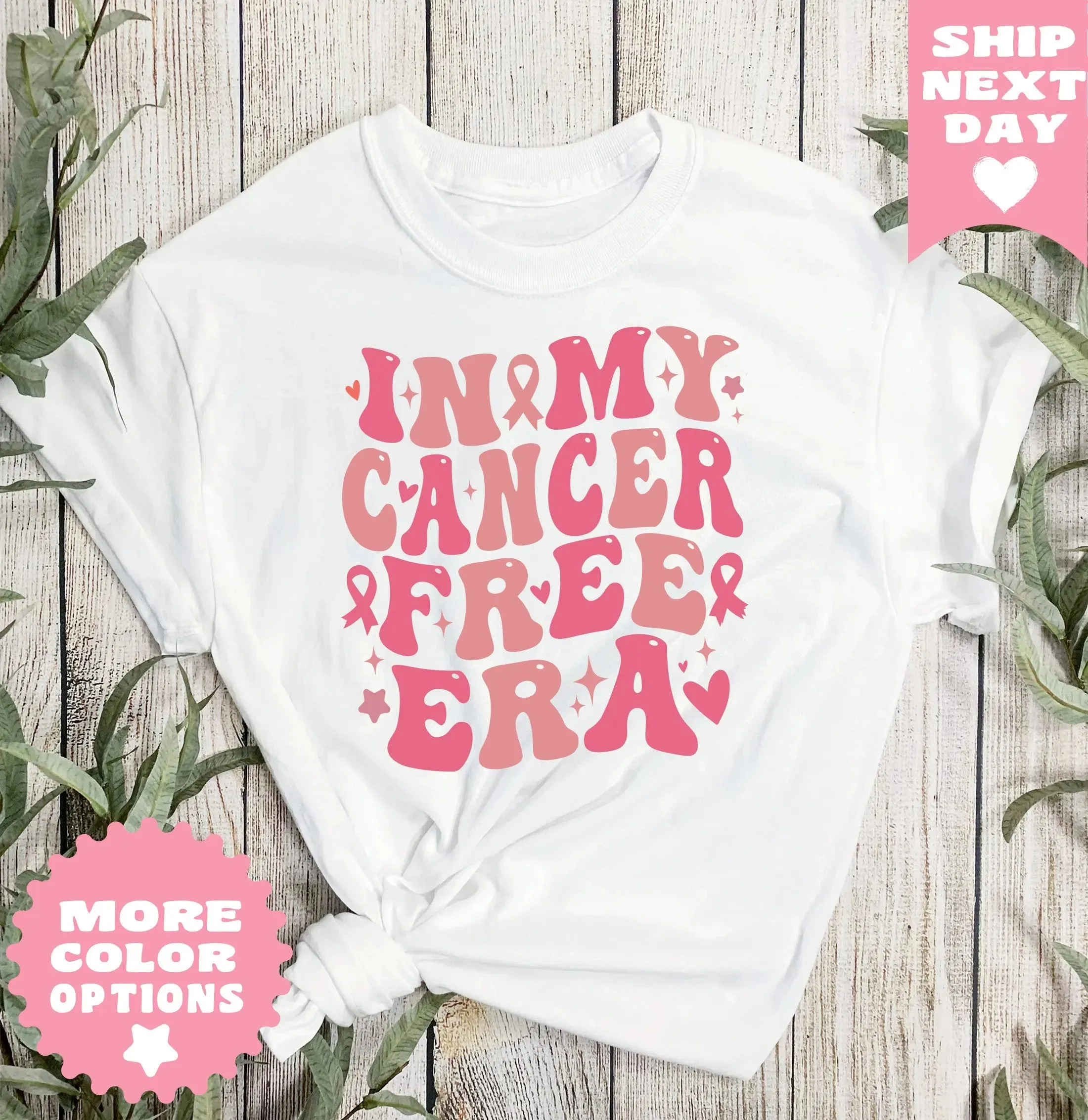 In My Cancer Free Era Shirt, Breast Cancer Awareness Shirt, Pink Ribbon,Cancer Survivor Gift, Cancer Support Gift, Cancer Support Team Shirt