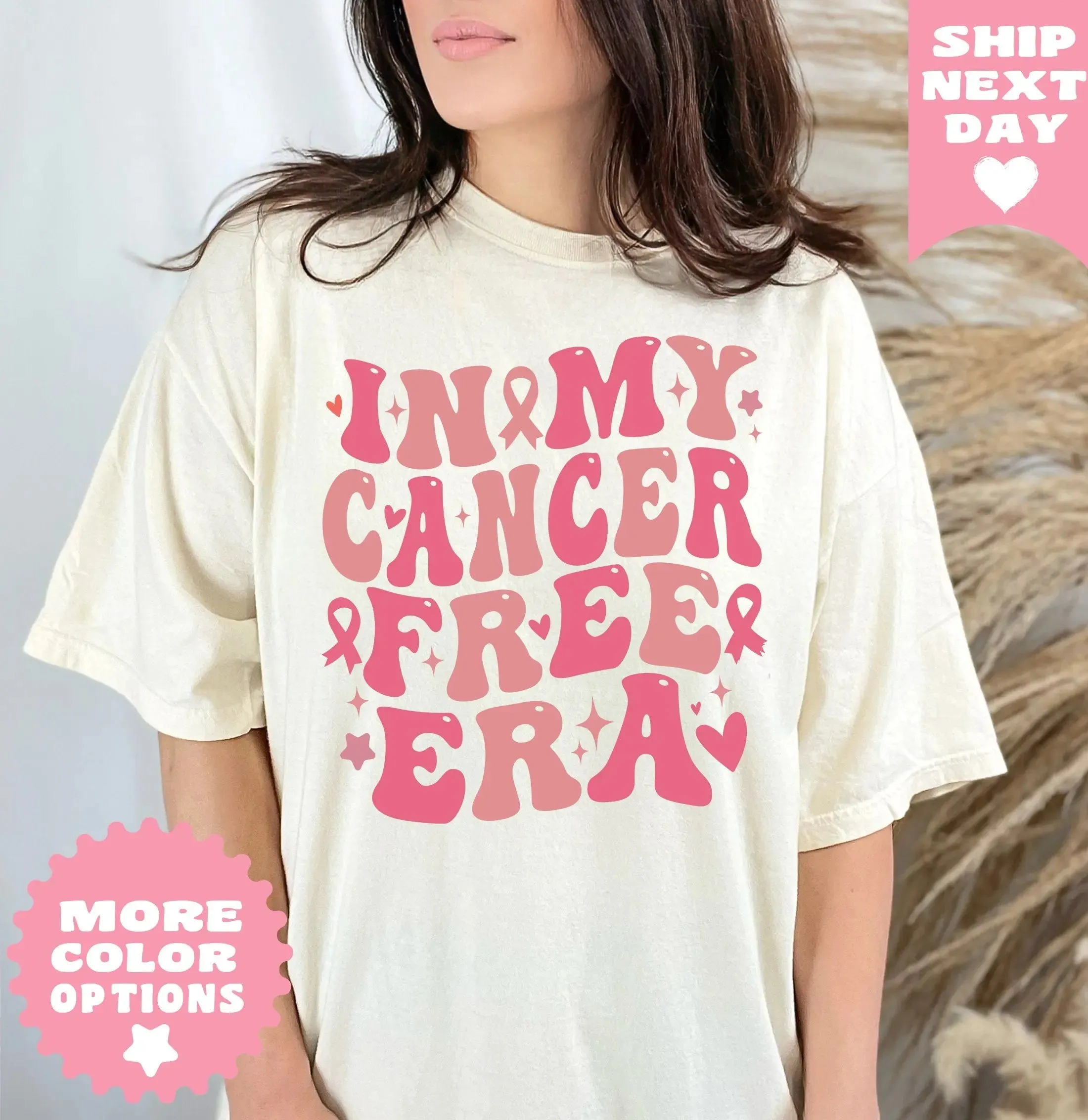 In My Cancer Free Era Shirt, Breast Cancer Awareness Shirt, Pink Ribbon,Cancer Survivor Gift, Cancer Support Gift, Cancer Support Team Shirt