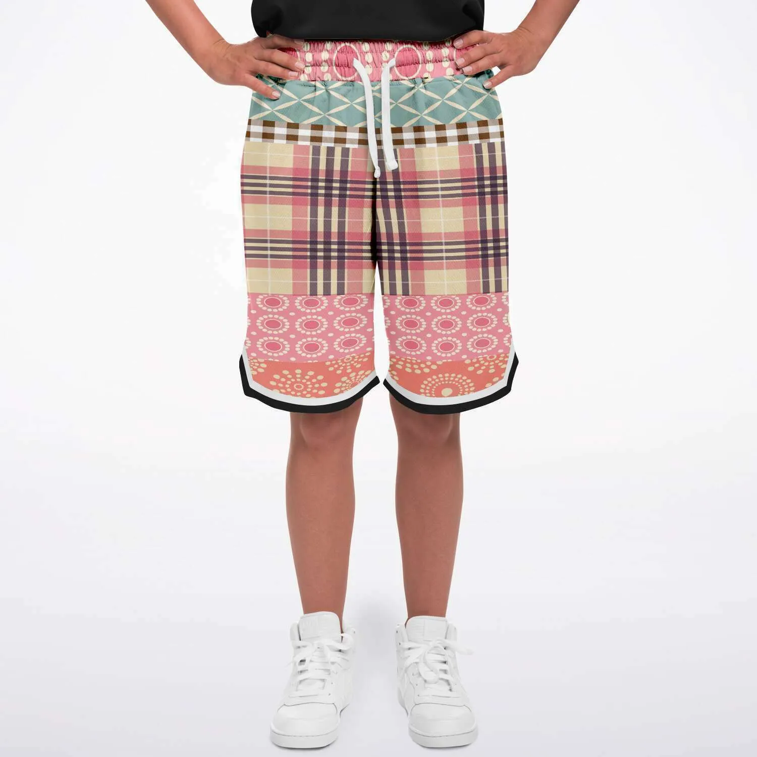 Kaleidoscope Unisex Basketball Shorts