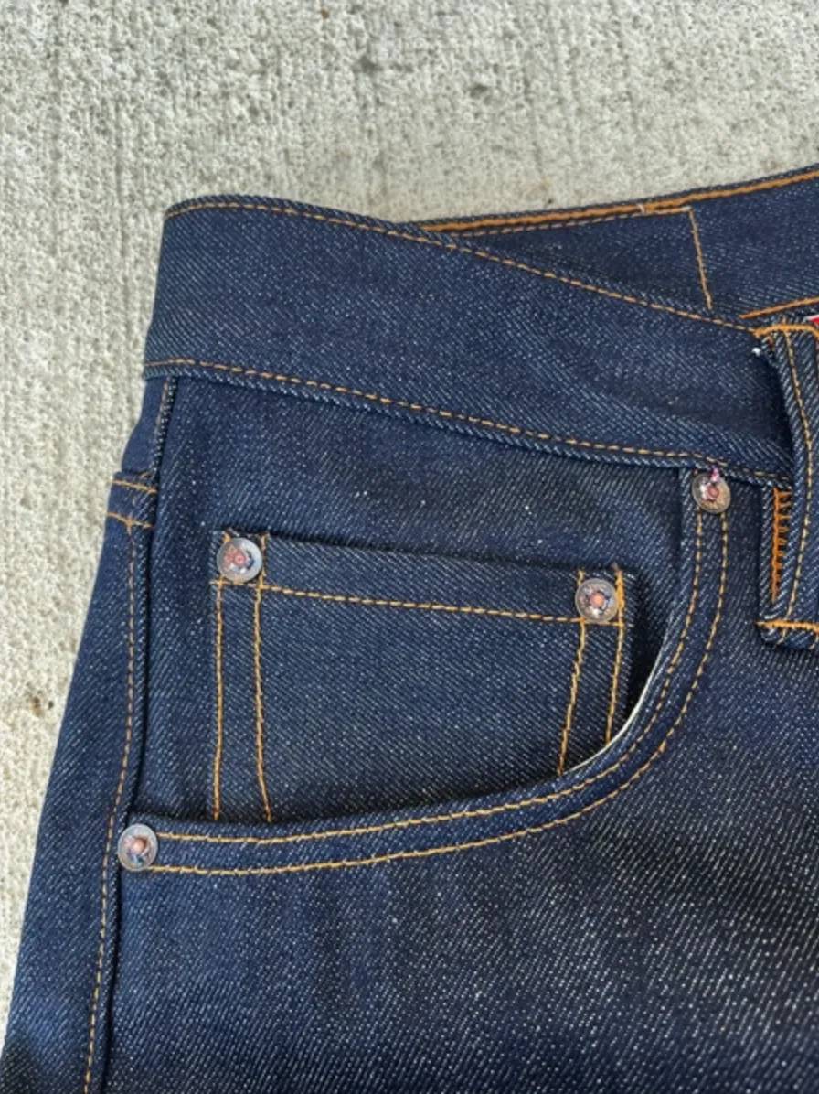 Left Field NYC Greaser 1968 Cone White Oak 13 oz NON Selvedge Denim (size down, running  1 ) Check Specs