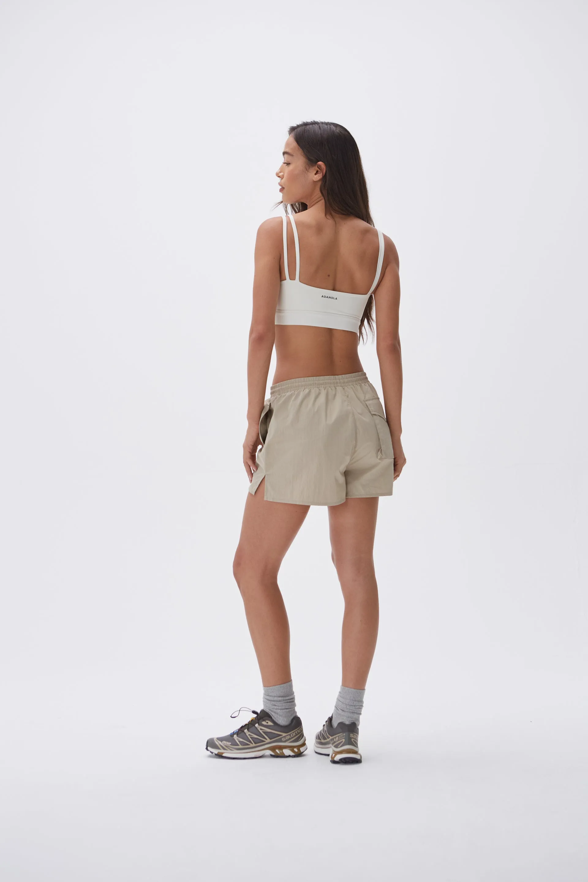 Loose Pocket Shorts - Beige