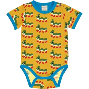 Maxomorra Caterpillar Short Sleeved Bodysuit