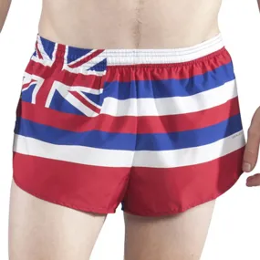 Men's 1" Elite Split Shorts- Hawaii