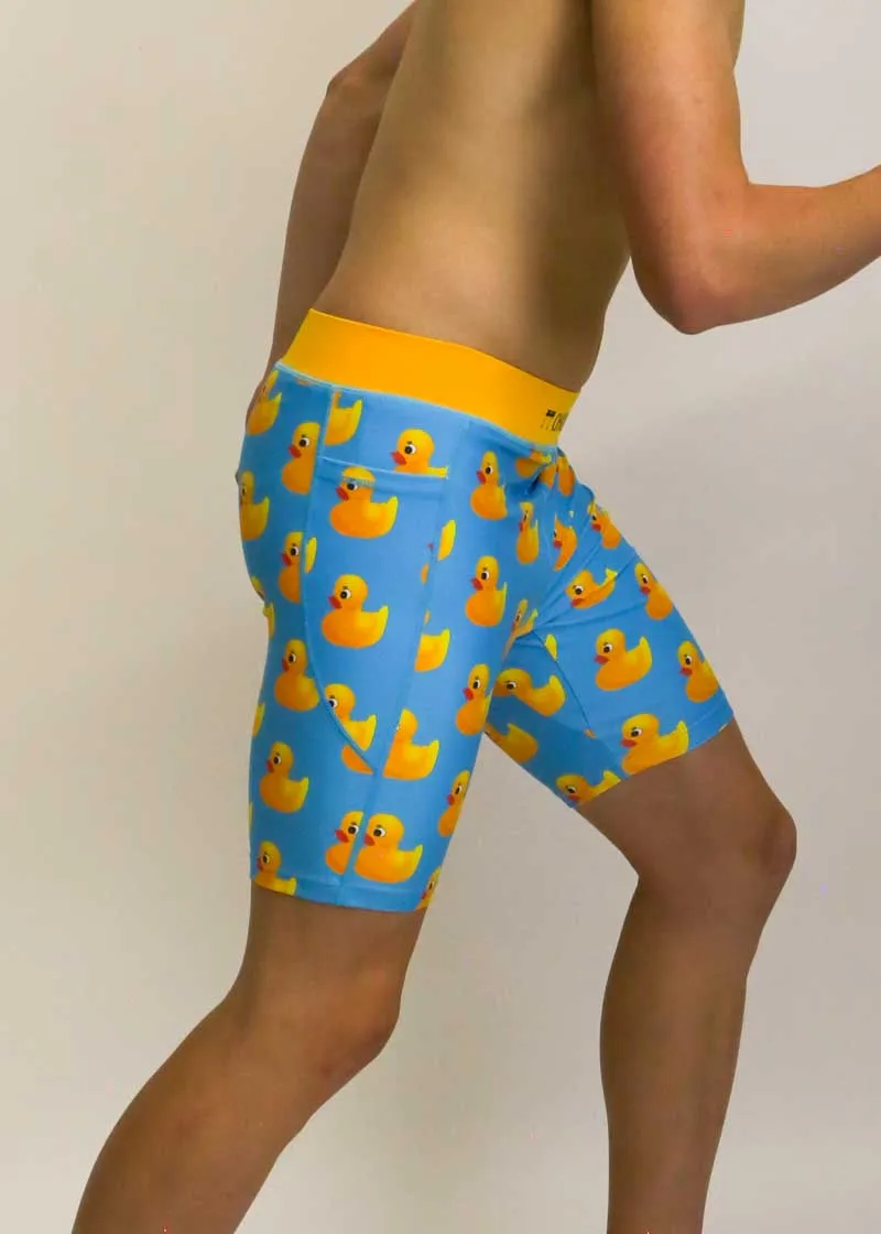 Men's Rubber Ducky 8" Half Tights