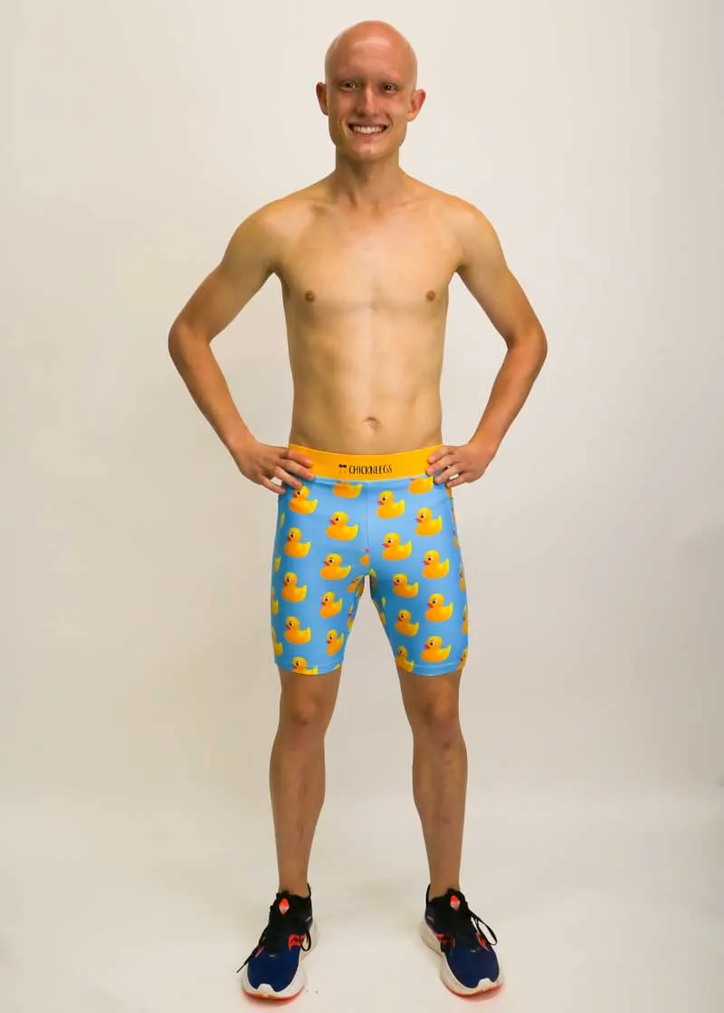 Men's Rubber Ducky 8" Half Tights