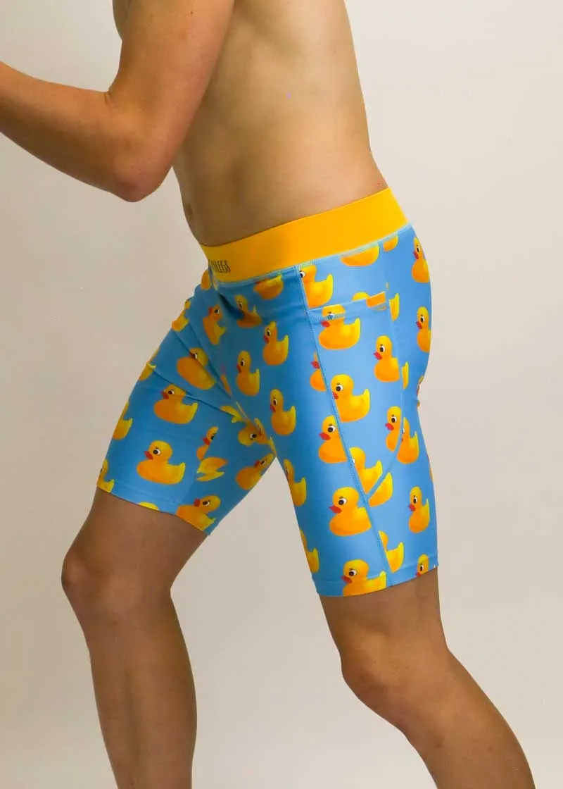 Men's Rubber Ducky 8" Half Tights