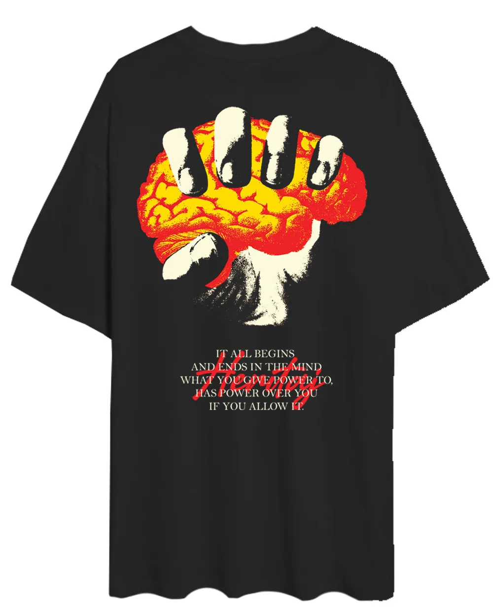 MIND OVER MATTER-OVERSIZED T-SHIRT