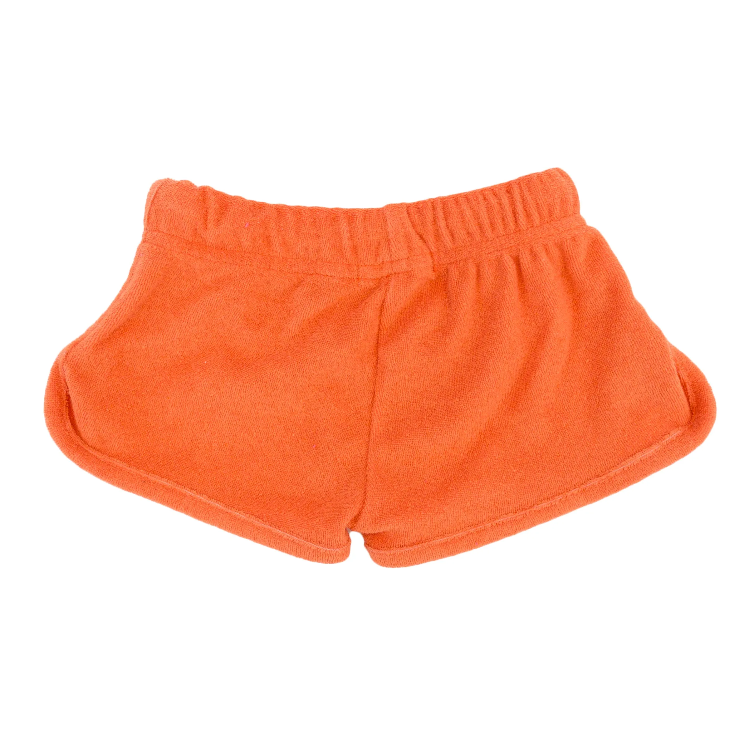 oh baby! Cotton Terry Drawstring Shorter Track Shorts - Dreamsicle