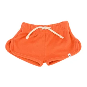 oh baby! Cotton Terry Drawstring Shorter Track Shorts - Dreamsicle