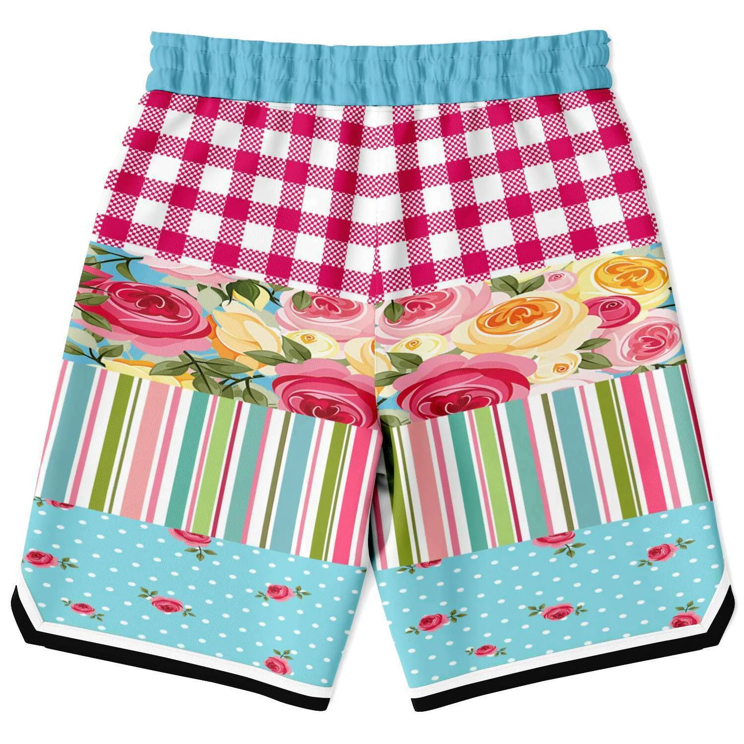 Parade of Roses Unisex Basketball Shorts