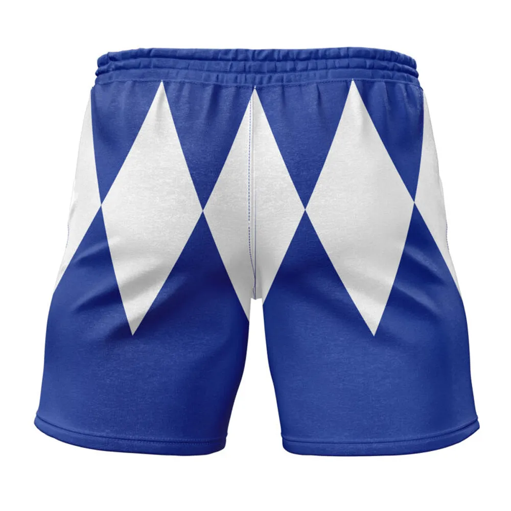 Power Rangers 'Blue Ranger' Gym Shorts