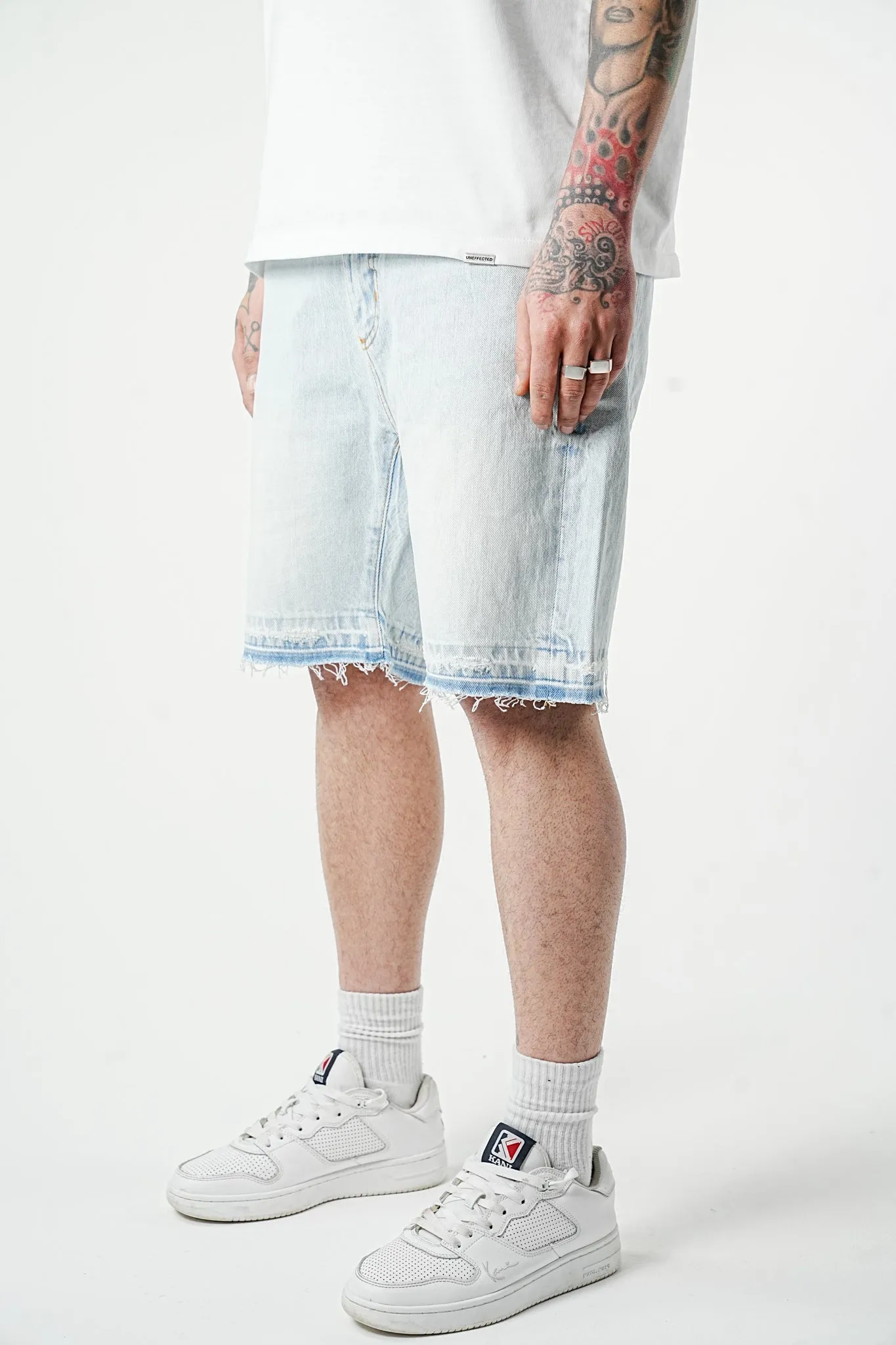 Premium Free Cut Light Blue Denim Shorts