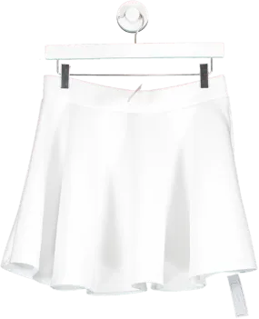 Pretty Fashion White Skater Skirt UK 8