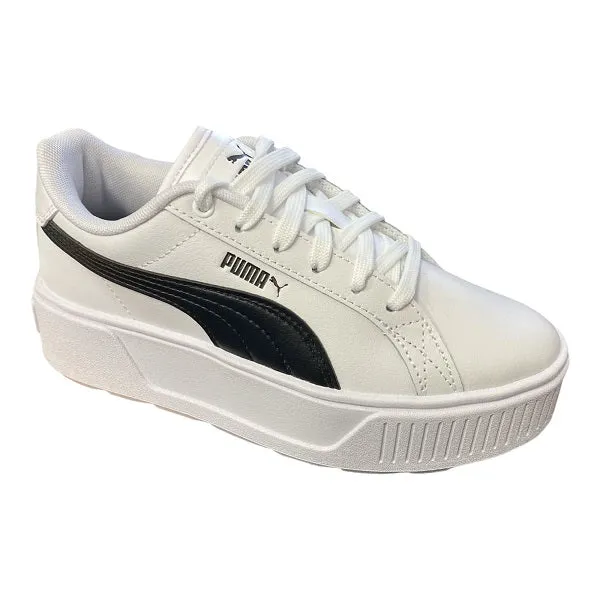 Puma women's wedge sneakers shoe Karmen L 384615 02 white black