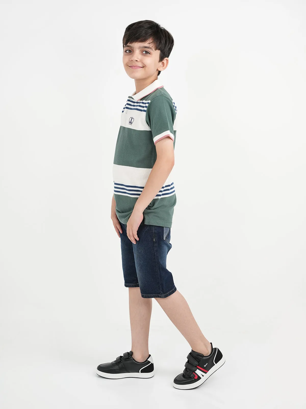 "AMADI" Kids Casual Summer Polo Tee Shirt