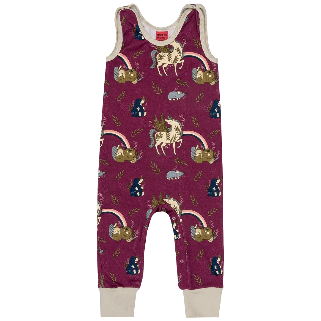 Raspberry Republic Unicorn Crew Dungarees