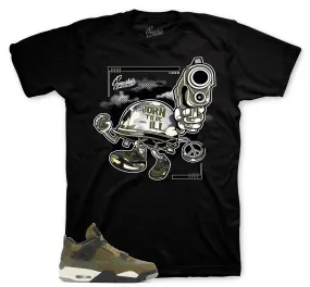 Retro 4 Craft Olive Born Ill Shirt