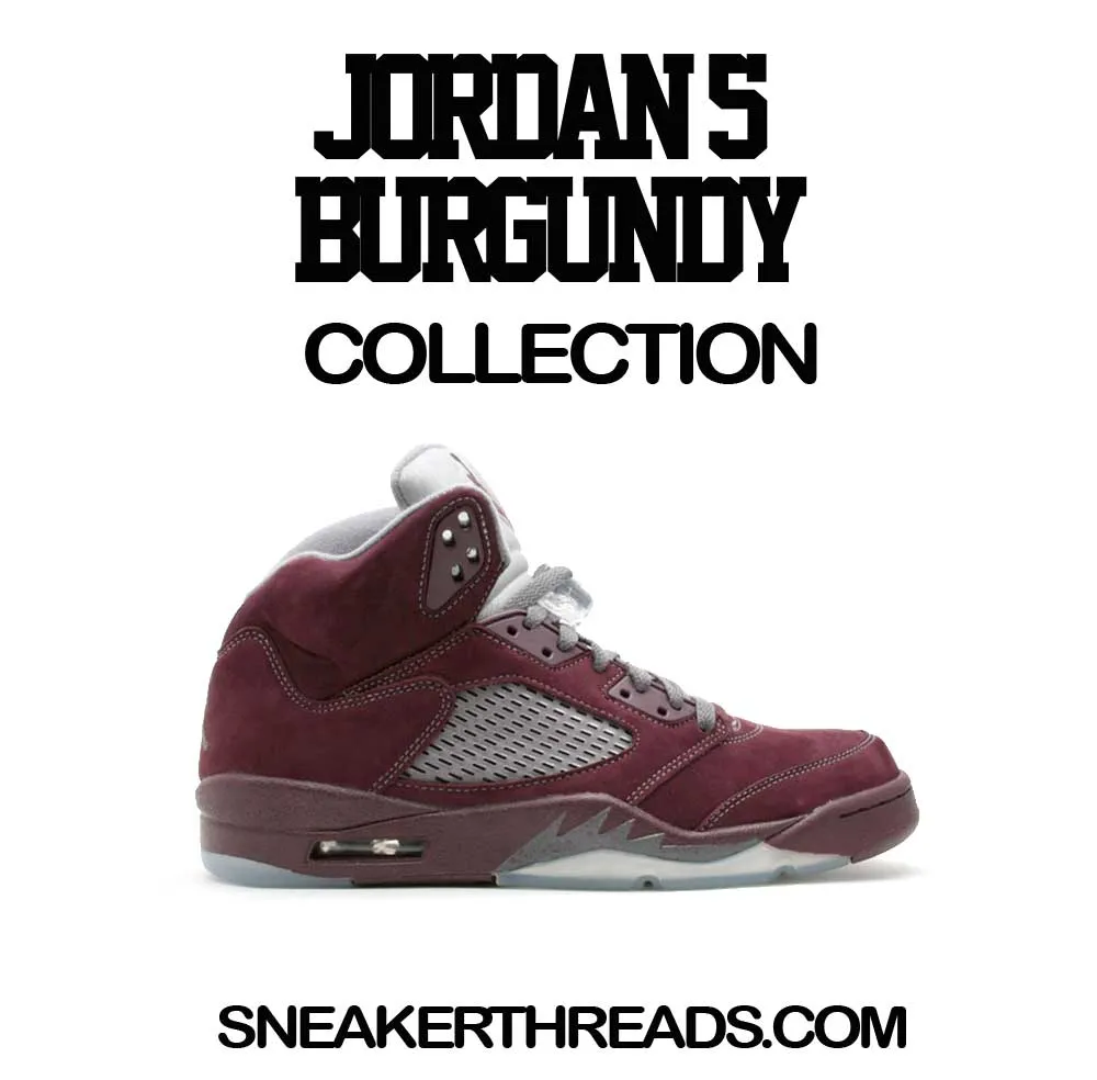 Retro 5 Burgundy Bless My Hustle Shirt