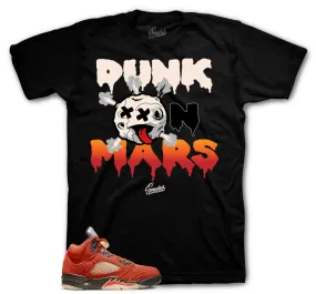 Retro 5 Dunk On Mars Planet Shirt