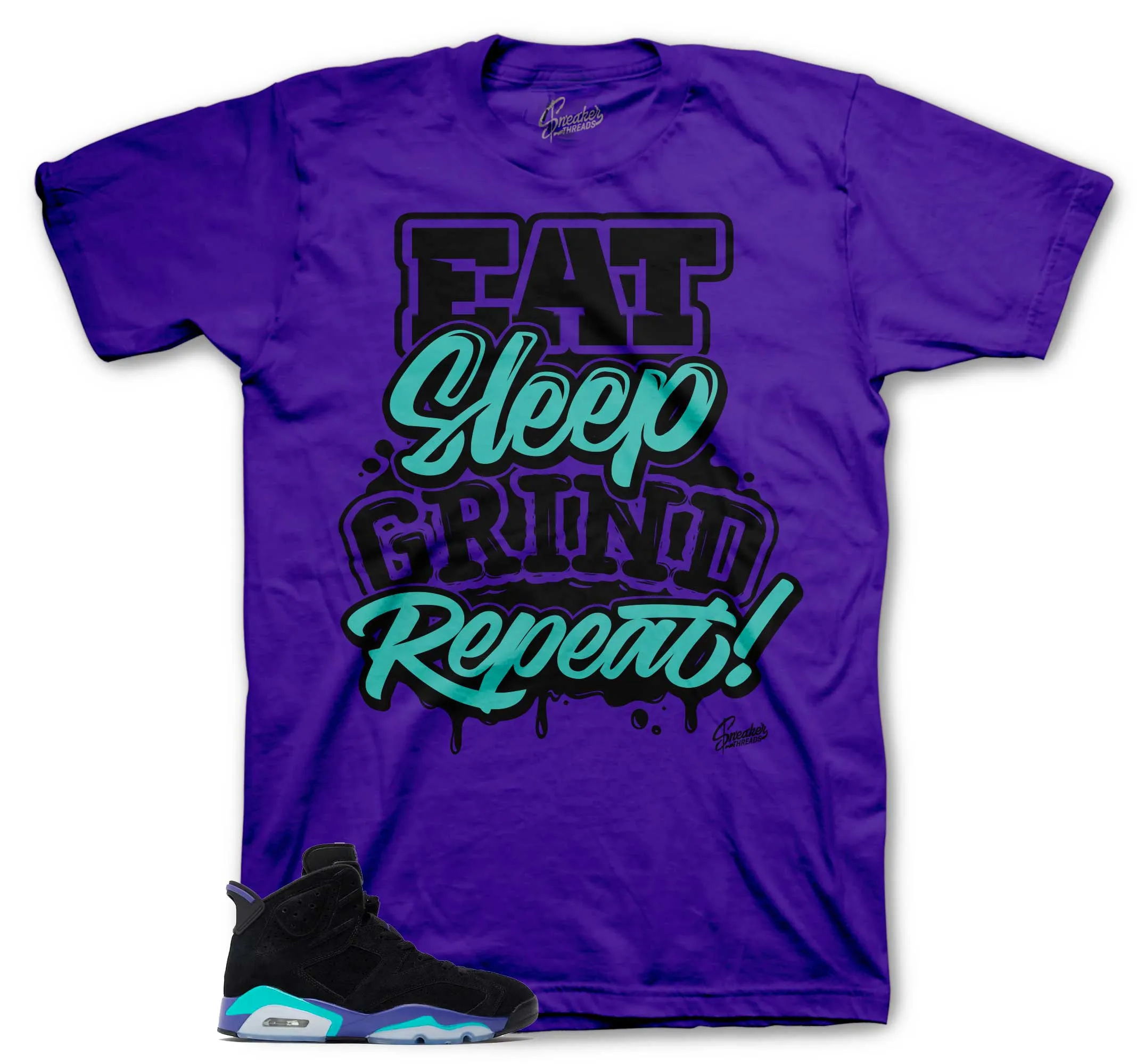 Retro 6 Aqua Daily Routine Shirt