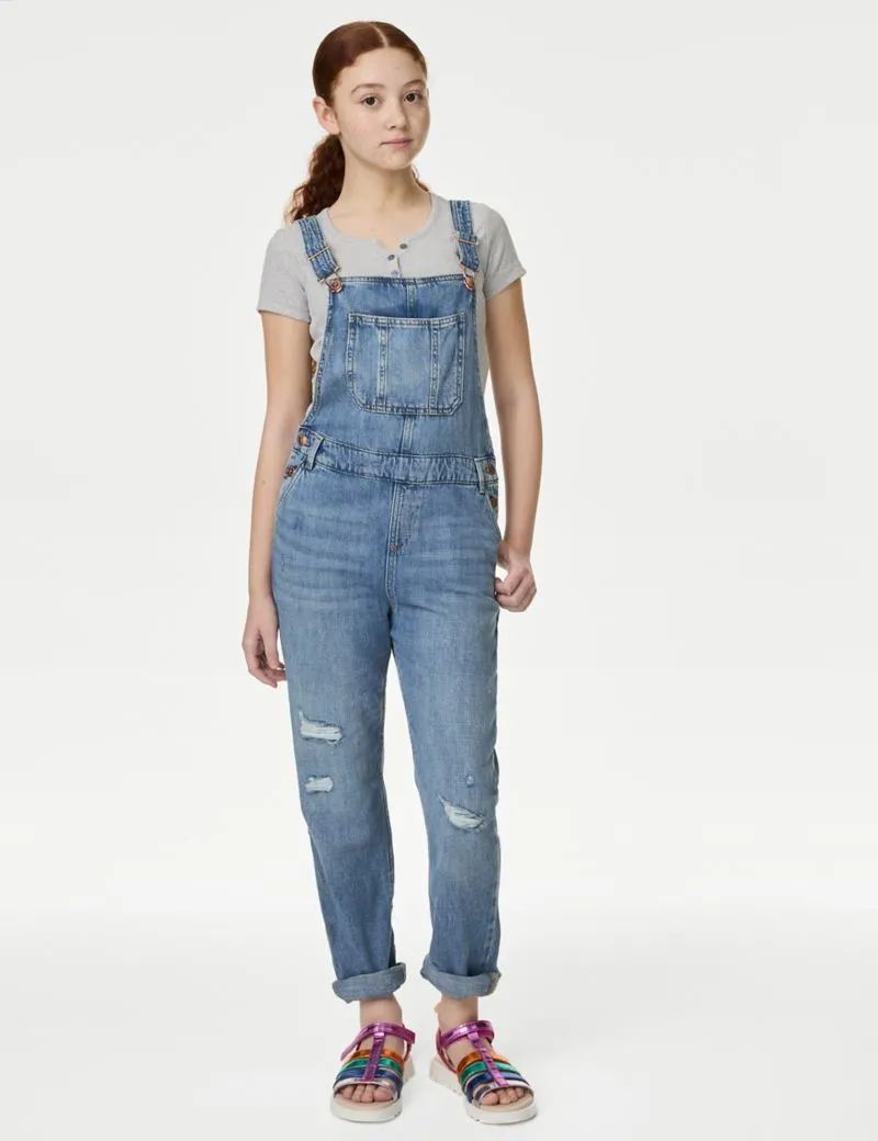 Ripped Dungarees (6-16 Yrs)